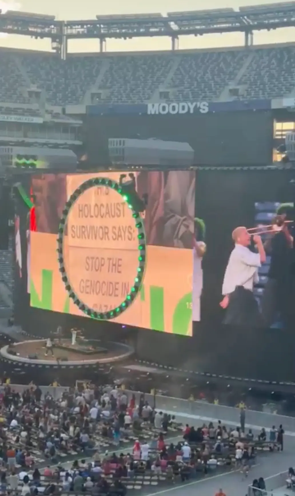 Woke rapper Macklemore sparks fury over anti-Israel rant at Ed Sheeran's MetLife show